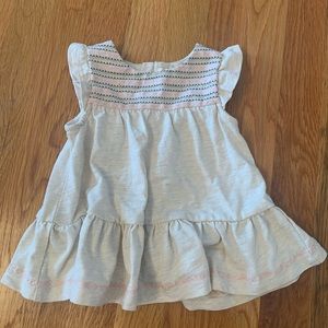 Toddler tee with zipper bow